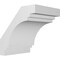 Ekena Millwork 5-in. W x 6-in. D x 6-in. H Pescadero Architectural Grade PVC Knee Brace BRCP05X06X06PEC - alternate 1